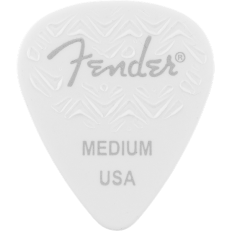 FENDER 351 Shape, White, Medium (6)