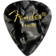 FENDER Premium Celluloid 351 Shape Picks, Thin, Black Moto, 144-Pack