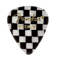 FENDER 351 Shape Premium Picks, Medium, Checker, 144 Count