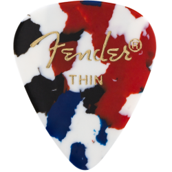 FENDER 351 Shape, Confetti, Thin (144)