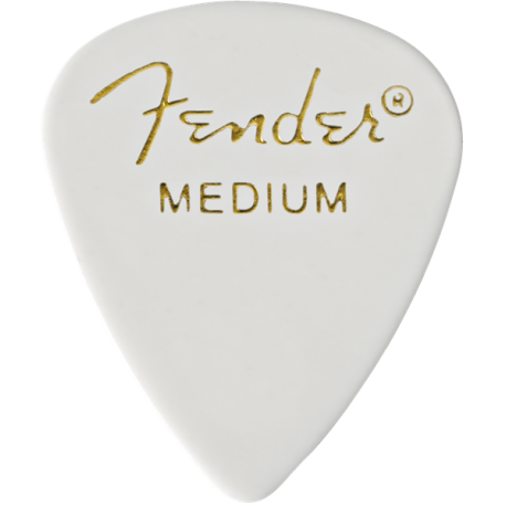 FENDER 351 Shape, White, Medium (144)