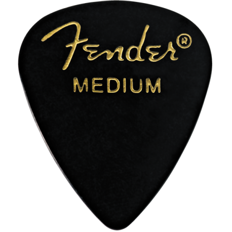 FENDER 351 Shape, Black, Medium (144)