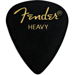 FENDER 351 Shape, Black, Heavy (144)