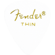 FENDER 351 Shape, White, Thin (144)