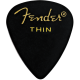 FENDER 351 Shape, Black, Thin (144)