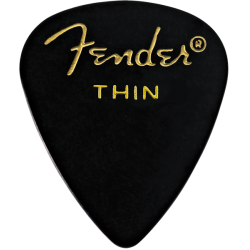 FENDER 351 Shape, Black, Thin (144)