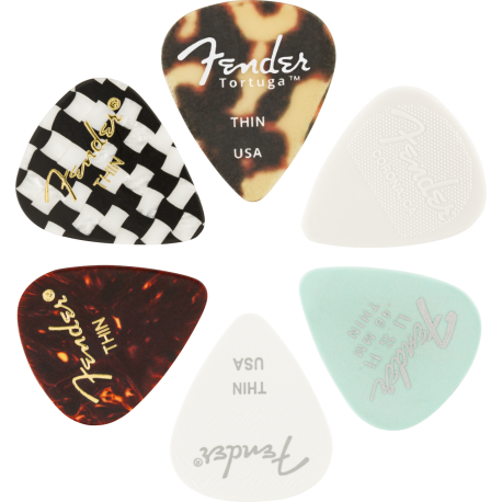 FENDER 351 Shape, Material Medley, Thin, (6)