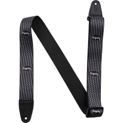 GRETSCH Bigsby® Hounds Tooth Strap, Black, 2"