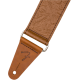 FENDER Tooled Leather Guitar Strap, 2", Brown