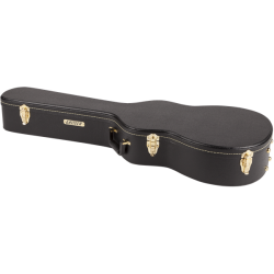 GRETSCH G6296 Round Neck Resonator Flat Top Case, Black