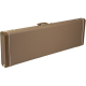FENDER G&G Deluxe Jazz Bass® Hardshell Case, Brown with Gold Plush Interior