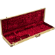 FENDER G&G Deluxe Precision Bass® Hardshell Case, Tweed with Red Poodle Plush Interior