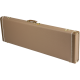 FENDER G&G Deluxe Precision Bass® Hardshell Case, Brown with Gold Plush Interior