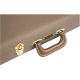 FENDER G&G Deluxe Precision Bass® Hardshell Case, Brown with Gold Plush Interior