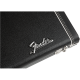 FENDER G&G Deluxe Precision Bass® Hardshell Case, Black with Orange Plush Interior, Fender® Amp Logo
