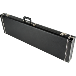 FENDER G&G Standard Mustang®/Musicmaster™/Bronco™ Bass Hardshell Case, Black with Acrylic Interior.