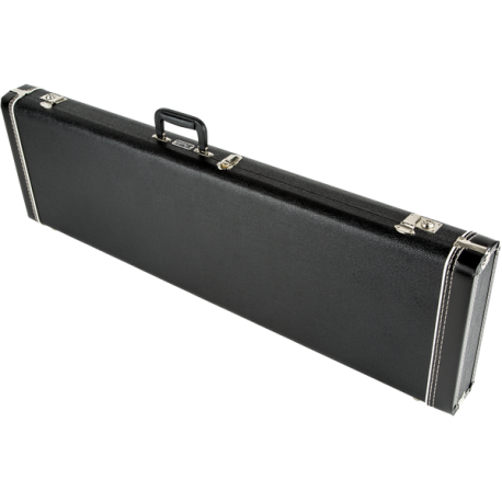 FENDER G&G Standard Mustang®/Musicmaster™/Bronco™ Bass Hardshell Case, Black with Acrylic Interior.