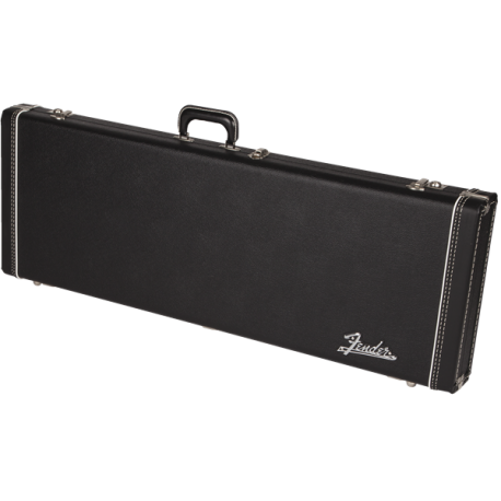 FENDER G&G Deluxe Jaguar®/Jazzmaster®/Toronado®/Jagmaster® Hardshell Case, Black with Plush Interior