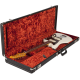 FENDER G&G Deluxe Jaguar®/Jazzmaster®/Toronado®/Jagmaster® Hardshell Case, Black with Plush Interior