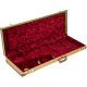 FENDER G&G Deluxe Strat®/Tele® Hardshell Case, Tweed with Red Poodle Plush Interior