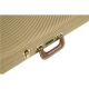 FENDER G&G Deluxe Strat®/Tele® Hardshell Case, Tweed with Red Poodle Plush Interior