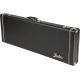 FENDER G&G Deluxe Strat®/Tele® Hardshell Case, Black with Orange Plush Interior, Fender® Amp Logo