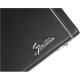 FENDER G&G Deluxe Strat®/Tele® Hardshell Case, Black with Orange Plush Interior, Fender® Amp Logo