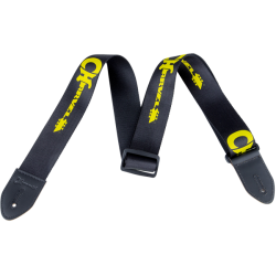 CHARVEL Charvel® Strap, Black with Yellow Logo