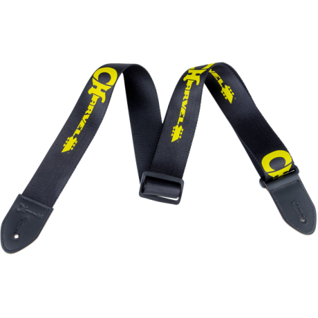 CHARVEL Charvel® Strap, Black with Yellow Logo