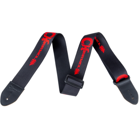 CHARVEL Charvel® Strap, Black with Red Logo