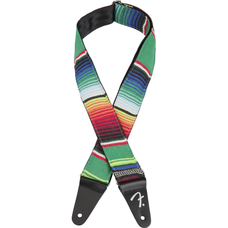 FENDER 2" Serape Strap - Green Multi