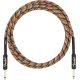 FENDER 10' Festival Instrument Cable, Pure Hemp, Rainbow