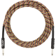 FENDER 18.6' Festival Instrument Cable, Pure Hemp, Rainbow