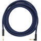 FENDER 18.6' Angled Festival Instrument Cable, Pure Hemp, Blue Dream