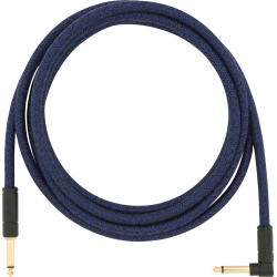 FENDER 10' Angled Festival Instrument Cable, Pure Hemp, Blue Dream