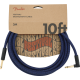 FENDER 10' Angled Festival Instrument Cable, Pure Hemp, Blue Dream
