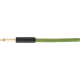 FENDER 18.6' Angled Festival Instrument Cable, Pure Hemp, Green