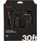 FENDER Deluxe Coil Cable, 30', Black Tweed