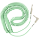 FENDER Original Series Coil Cable, Straight-Angle, 30', Surf Green