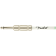 FENDER Original Series Coil Cable, Straight-Angle, 30', Surf Green