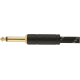 FENDER Deluxe Series Instrument Cable, Straight/Straight, 15', Black Tweed