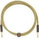 FENDER Deluxe Series Instruments Cable, Straight/Straight, 5', Tweed