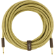 FENDER Deluxe Series Instrument Cable, Straight/Straight, 25', Tweed