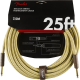 FENDER Deluxe Series Instrument Cable, Straight/Straight, 25', Tweed