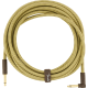 FENDER Deluxe Series Instrument Cable, Straight/Angle, 18.6', Tweed