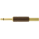 FENDER Deluxe Series Instrument Cable, Straight/Angle, 18.6', Tweed