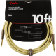 FENDER Deluxe Series Instrument Cable, Straight/Straight, 10', Tweed