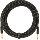 FENDER Deluxe Series Instrument Cable, Straight/Straight, 18.6', Black Tweed