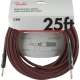 FENDER Professional Series Instrument Cable, 25', Red Tweed