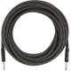 FENDER Professional Series Instrument Cable, 25', Gray Tweed